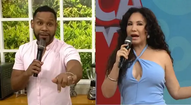 La conductora Janet Barboza aseguró que viene preparando un segundo tema, sin esperar que Edson Dávila la cuestionara.