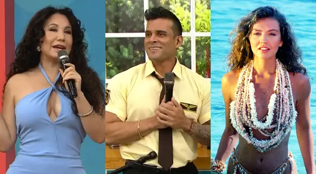 Janet Barboza reveló que había estudiado actuación con el profesor Ángel Vargas, y Christian Domínguez aseguró que tendría los dotes actorales de Thalía.