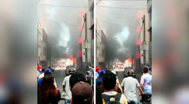 Más de seis unidades de bomberos llegaron hasta la zona para intentar controlar las llamas. Más de seis unidades de bomberos llegaron hasta la zona para intentar controlar las llamas.