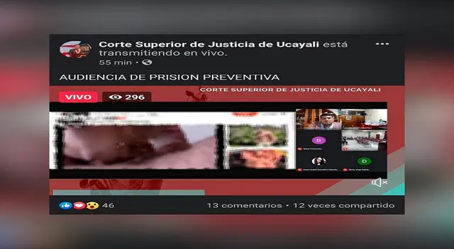 Reproducen contenido pornográfico durante audiencia