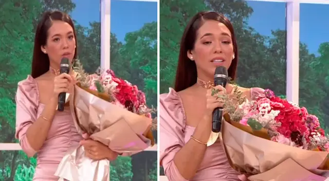 Jazmín Pinedo agradeció al público de EBT por la aceptación. Jazmín Pinedo agradeció al público de EBT por la aceptación.