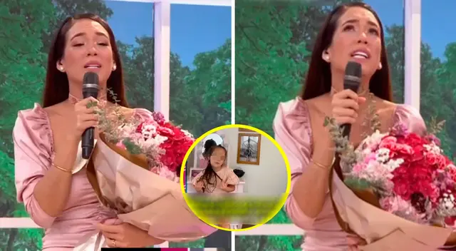 Jazmín Pinedo lloró en vivo al ver la sorpresa de su hija Khaleesi. Jazmín Pinedo lloró en vivo al ver la sorpresa de su hija Khaleesi.