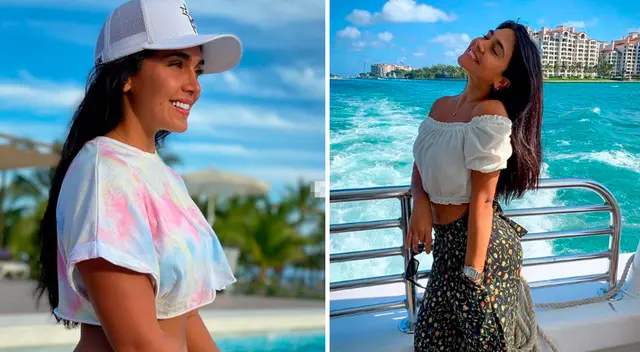 Vania Bludau volvió a Estados Unidos con su mamá.