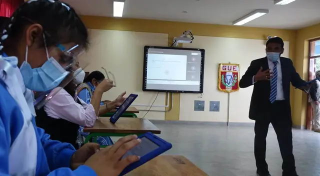 De acuerdo al Minedu, al 31 de marzo el 100% de tablets habrán sido entregadas en todos el país. De acuerdo al Minedu, al 31 de marzo el 100% de tablets habrán sido entregadas en todos el país.