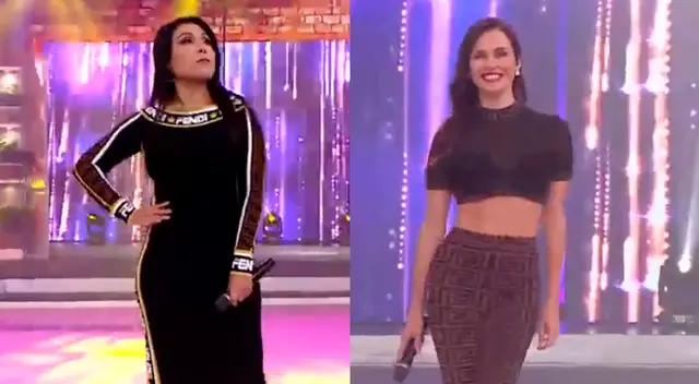 Las conductoras Maju Mantilla y Tula Rodríguez se lucieron con costosas prendas. Las conductoras Maju Mantilla y Tula Rodríguez se lucieron con costosas prendas.