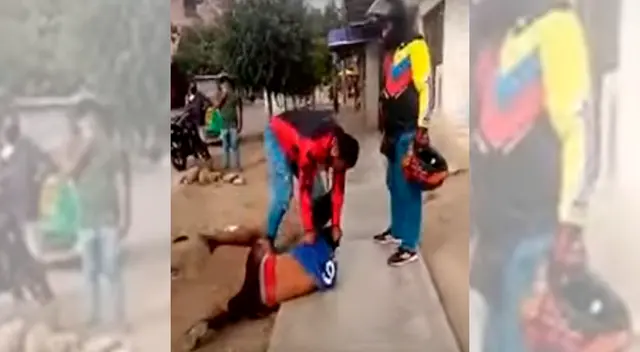 Capturan a delincuente por robar celular en Cañete. Capturan a delincuente por robar celular en Cañete.