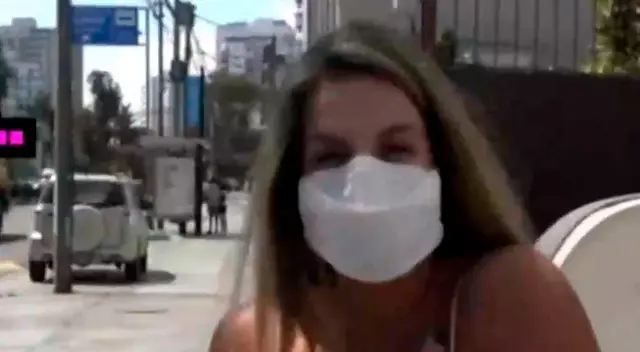 La chica reality Alejandra Baigorria encaró a reportero, quien la asustó a ella y su amiga por aparecer de manera inesperada.