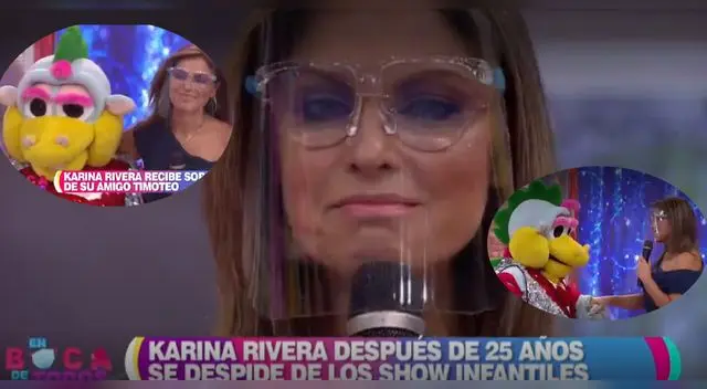 Karina Rivera llora tras reencontrarse con Timoteo.