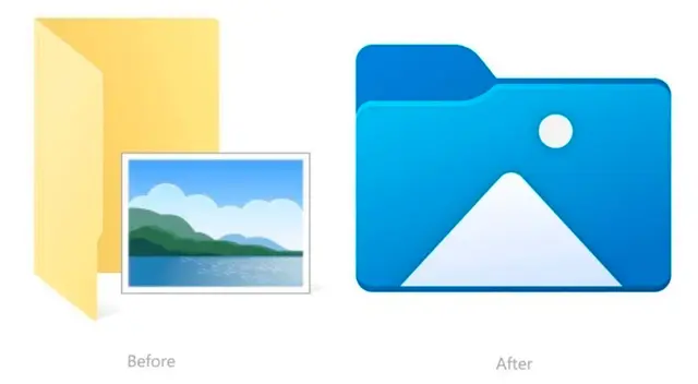 En la versión beta se puede ver que los archivos ahora están pintados y ya no se limitan al amarillo.