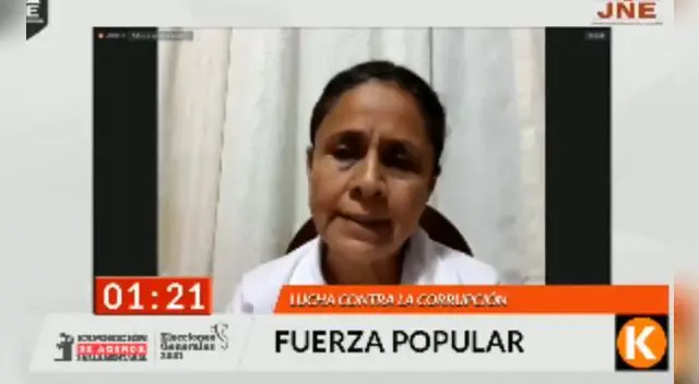 La candidata de Keiko Fujimori: “La corrupción es uno de los pilares de Fuerza Popular”. La candidata de Keiko Fujimori: “La corrupción es uno de los pilares de Fuerza Popular”.