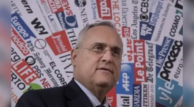 Presidente del Lazio es sancionado por ocultar positivos en el equipo.