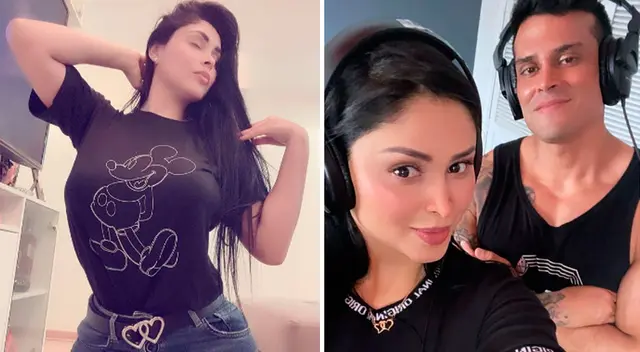 Pamela Franco cumplió tres semanas de haber dado a luz.