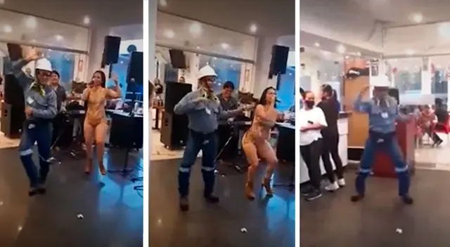 El ingeniero demostró su gran talento para el baile El ingeniero demostró su gran talento para el baile