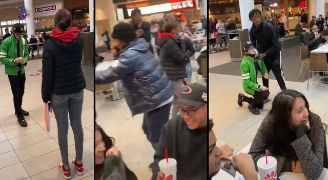 Peculiar video del joven se viralizó en las redes sociales.