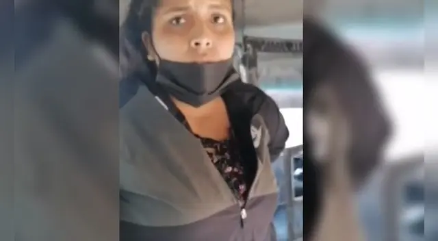 La cobradora agredió físicamente a la pasajera e insultó a Lina Cuadros.