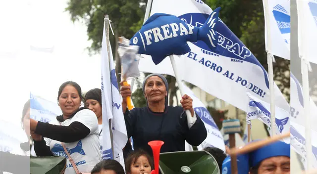 Congresistas de Frepap le ganan en intención de voto a Fuerza Popular. Congresistas de Frepap le ganan en intención de voto a Fuerza Popular.