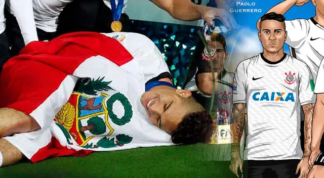 Paolo Guerrero entre los mejores jugadores extranjeros de Corinthians.