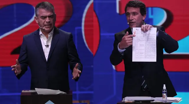 Tenso momento se vivió en la tercera fecha del debate presidencial 2021. Tenso momento se vivió en la tercera fecha del debate presidencial 2021.