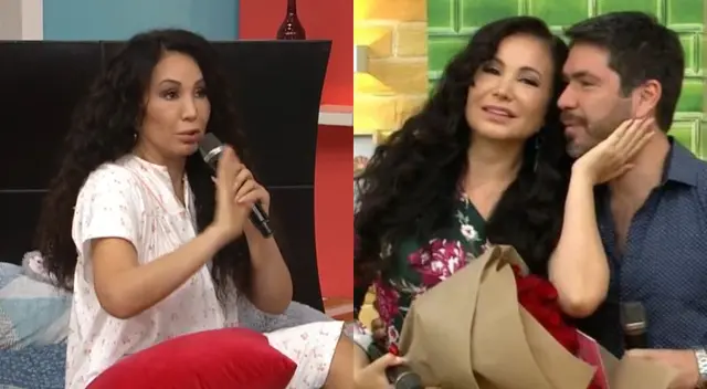 La conductora Janet Barboza aseguró que su pareja Miguel Bayona frecuenta mucho la calle, y prefiere evitar contagios, dándole su propio espacio.