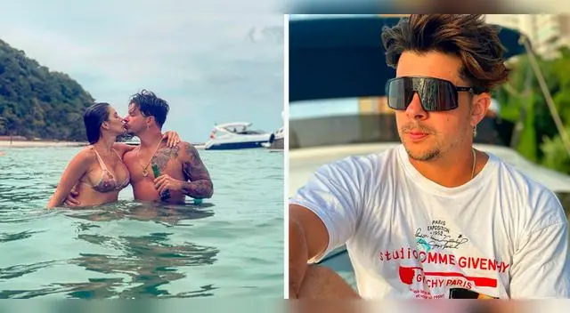 Mario Hart disfruta con su familia de su viaje a Brasil.