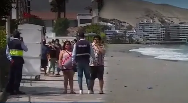 Personas asistieron al balneario de Ancón en Viernes Santo. Personas asistieron al balneario de Ancón en Viernes Santo.