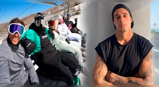 Hugo García viaja junto a sus amigos y lo excluyen de foto por no tener pareja [VIDEO]