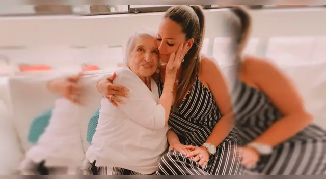 Melissa Klug muestra tiernas imágenes de su nieta junto a su abuela