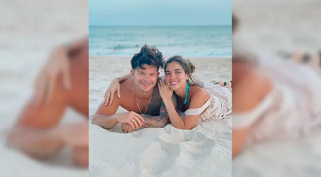 Los esposos Korina Rivadeneira y Mario Hart viajaron por Semana Santa junto a su familia a Brasil.