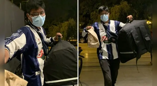 Viral: Joven hace delivery usando la camiseta de Alianza Lima y causa sensación en Twitter. Viral: Joven hace delivery usando la camiseta de Alianza Lima y causa sensación en Twitter.