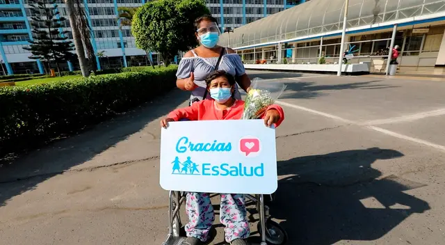 Agradeció a los médicos por ayudarla a vencer el Covid- 19 Agradeció a los médicos por ayudarla a vencer el Covid- 19