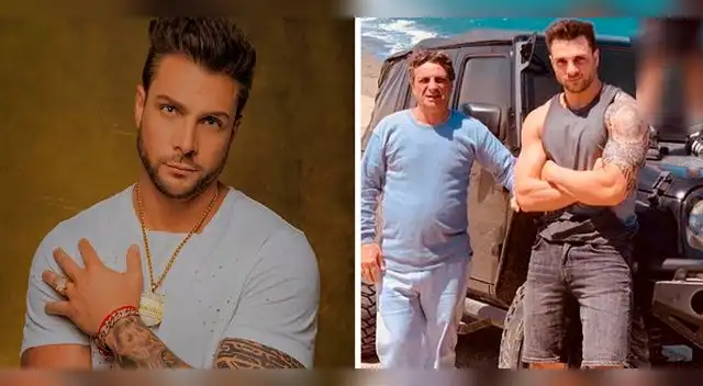 Nicola Porcella feliz por la recuperación de su papá tras contraer el COVID-19.