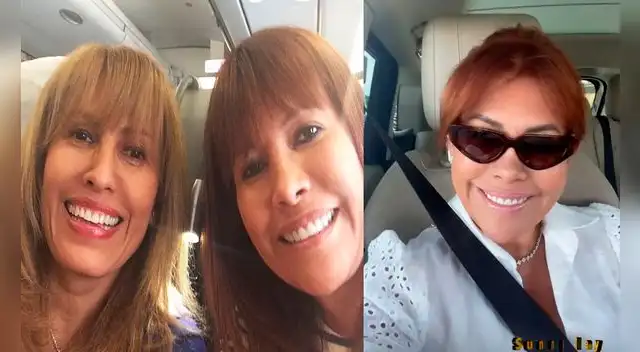 La conductora Magaly Medina viajó a Miami a ver a su hermana.