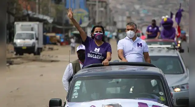 Intención de voto aumenta para el Partido Morado en preferencias al Congreso.
