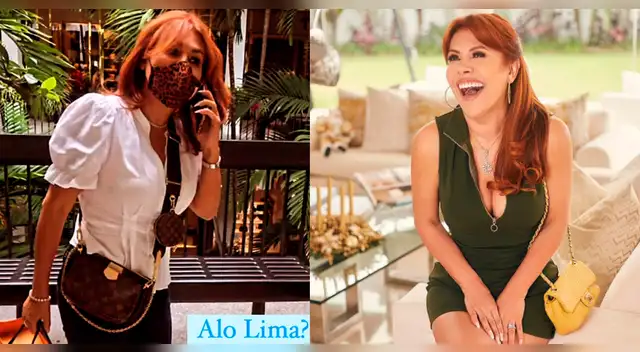 Magaly Medina pasa la página comprando cartera de dos mil dólares