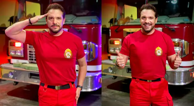 Ismael La Rosa contento por vacunación de bomberos.