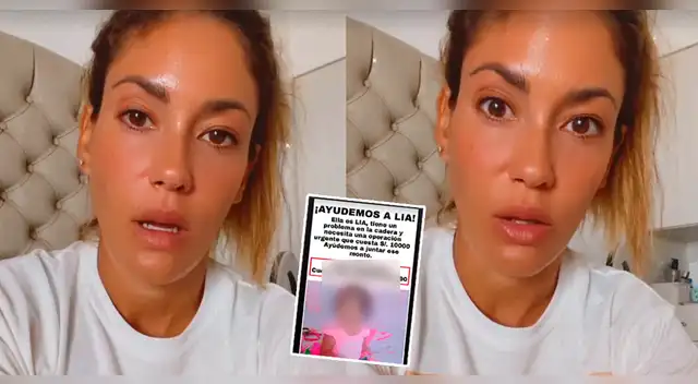 Tilsa Lozano pide el apoyo de sus fans para ayudar a la nieta de la señora que trabaja con ella