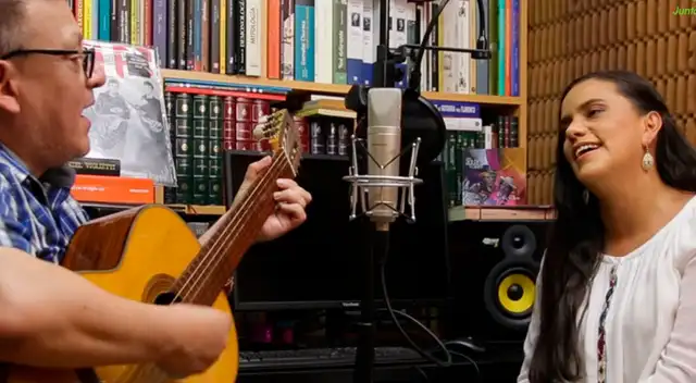 Verónika Mendoza y Jorge Millones grabaron una canción de agradecimiento a la ciudadanía peruana por sumarse a la campaña de Juntos por el Perú.