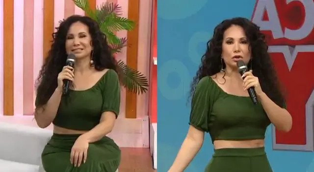 La conductora Janet Barboza se habría estado refiriendo a su expareja Jean Paul Strauss.