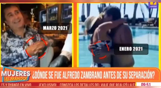 Alfredo Zambrano ya no usaba anillo de matrimonio. Alfredo Zambrano ya no usaba anillo de matrimonio.