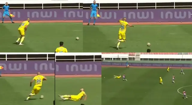 Insólita jugada en la Liga de Marruecos se hizo viral en las redes sociales. Insólita jugada en la Liga de Marruecos se hizo viral en las redes sociales.