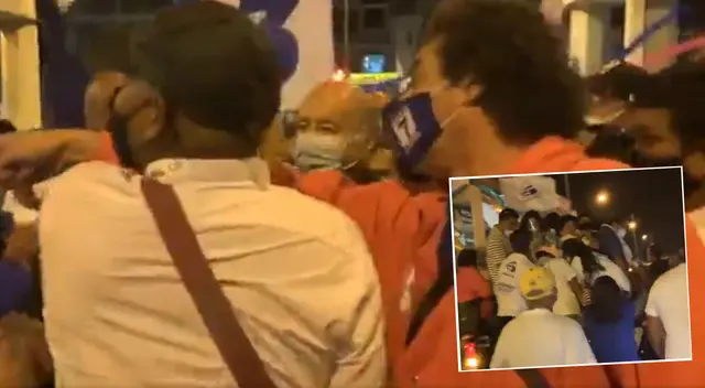 Hubo aglomeración en cierre de campaña de candidato Hernando de Soto. Hubo aglomeración en cierre de campaña de candidato Hernando de Soto.