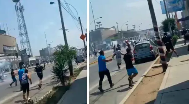 Alianza Lima: pseudos hinchas se enfrentan en las inmediaciones del estadio. Alianza Lima: pseudos hinchas se enfrentan en las inmediaciones del estadio.