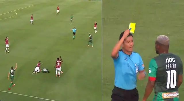 Jefferson Farfán vio por primera vez la tarjeta amarilla en la Liga 1 2021. Jefferson Farfán vio por primera vez la tarjeta amarilla en la Liga 1 2021.