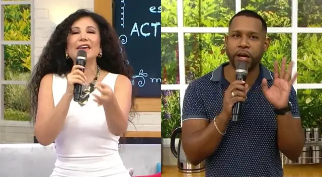 La conductora Janet Barboza se indignó cuando Edson Dávila no reconoció sus palabras sobre el físico de Paula Manzanal, y se lo hizo saber.