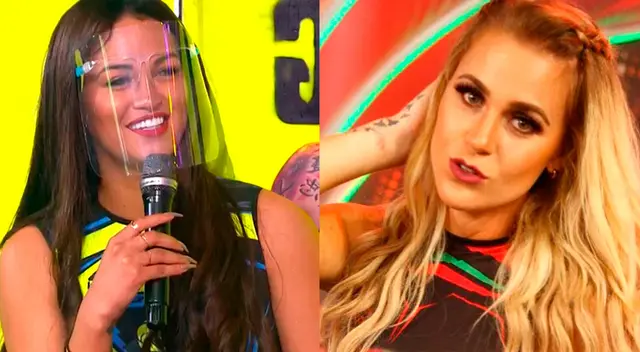 Las chicas reality Angie Arizaga y Ducelia Echevarria se salvaron de la eliminación en Esto es guerra.
