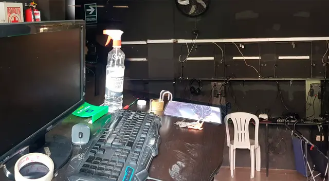 Roban computadoras gamers en cabina de Internet en VES. Roban computadoras gamers en cabina de Internet en VES.