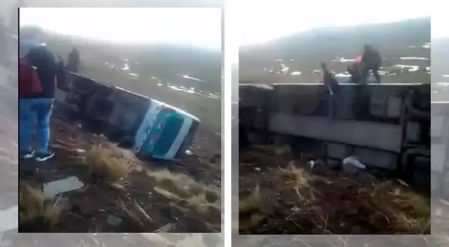 Nueve fallecidos deja despiste de bus en la carretera Interoceánica.