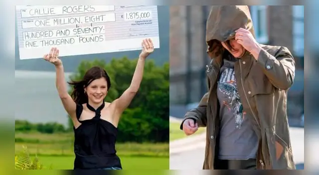 Reino Unido: Callie Rogers, la británica que ganó la lotería a los 16 años y ahora vive de la caridad