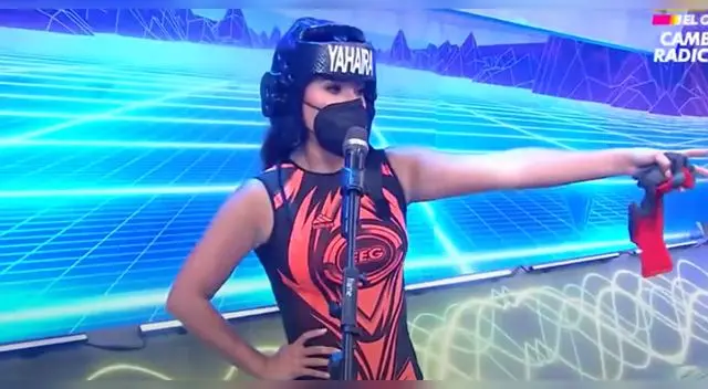 Yahaira Plasencia feliz de haber ganado su primer juego en EEG Yahaira Plasencia feliz de haber ganado su primer juego en EEG