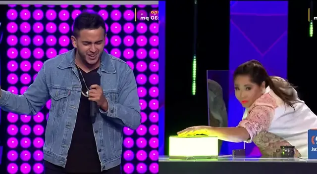 Katia Palma presionó el botón que permitió al joven superar el segundo casting, y llegar directo a las galas de la temporada 30 de Yo Soy